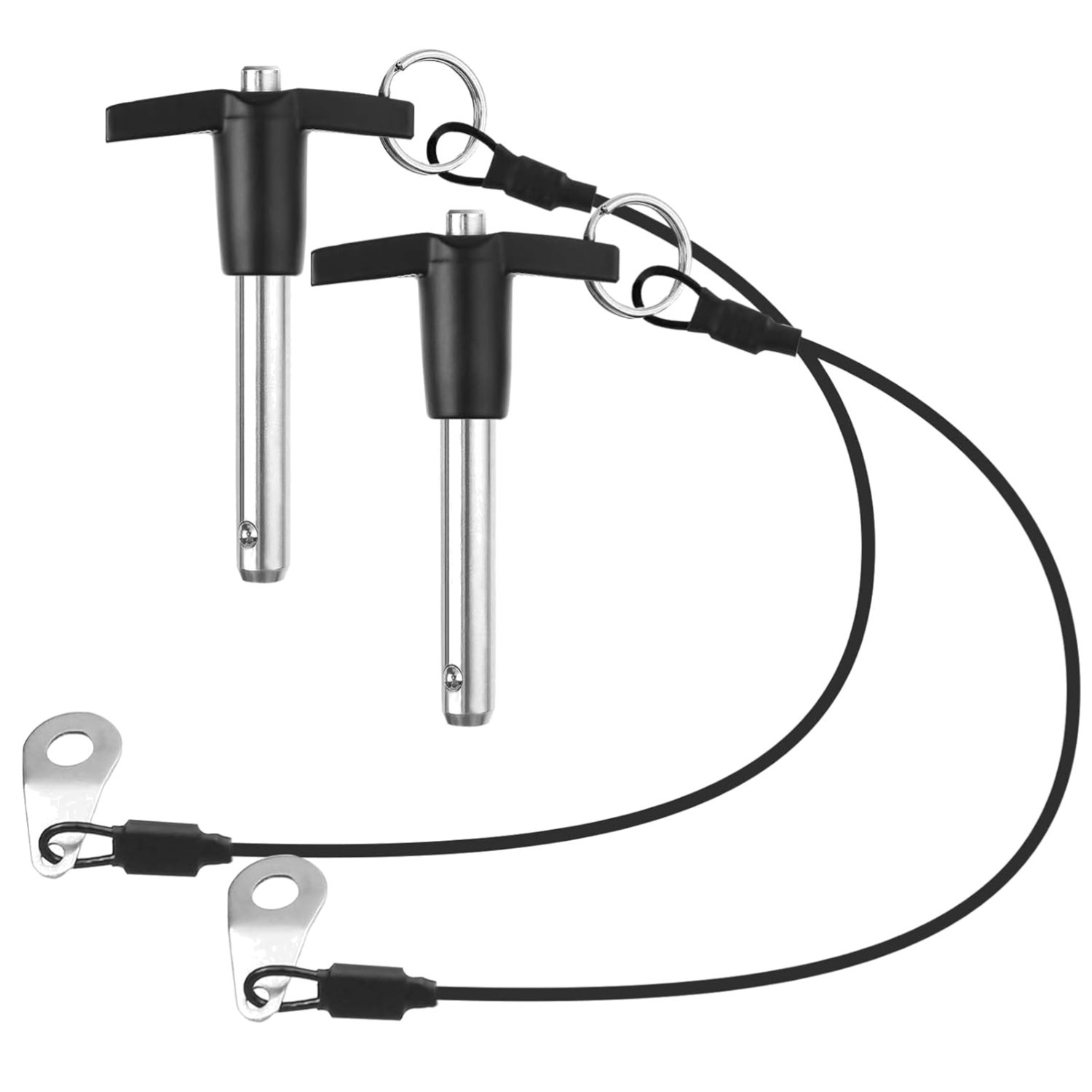 2 Pack T Handle Quick Release Pin 3/8 Inch Diameter,304 Stainless Steel Ball ...