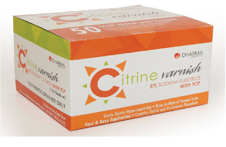 5% Citrine VARNISH Dharma USA 50 x 0.4 ML UNIT DOSES Different Flavors