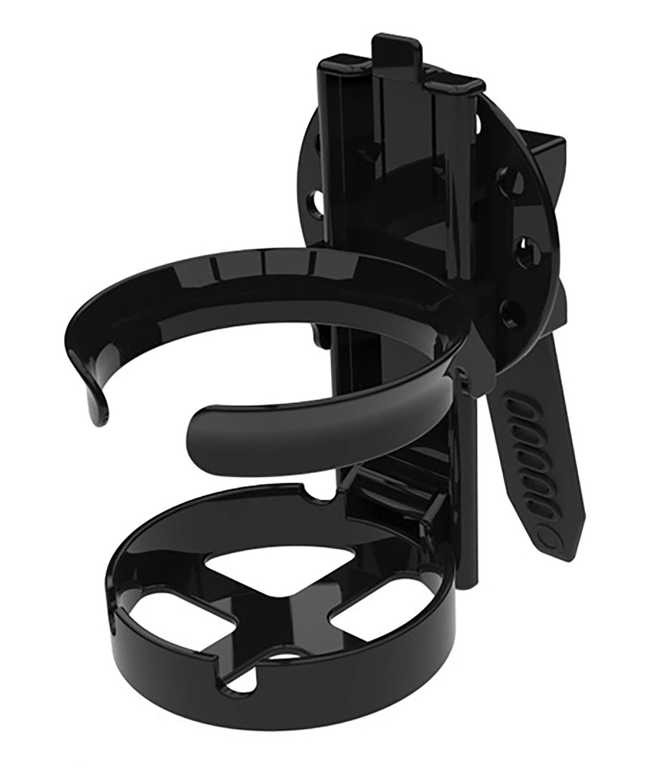 Mobility Cup Holder For Adults - Portable Drink for Single Pack, Black