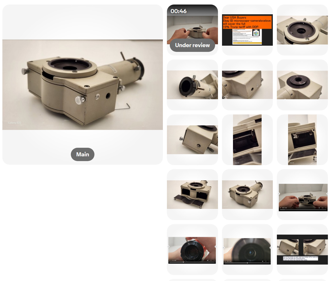Nikon 1.25 Microscope Vertical Illminator 34732