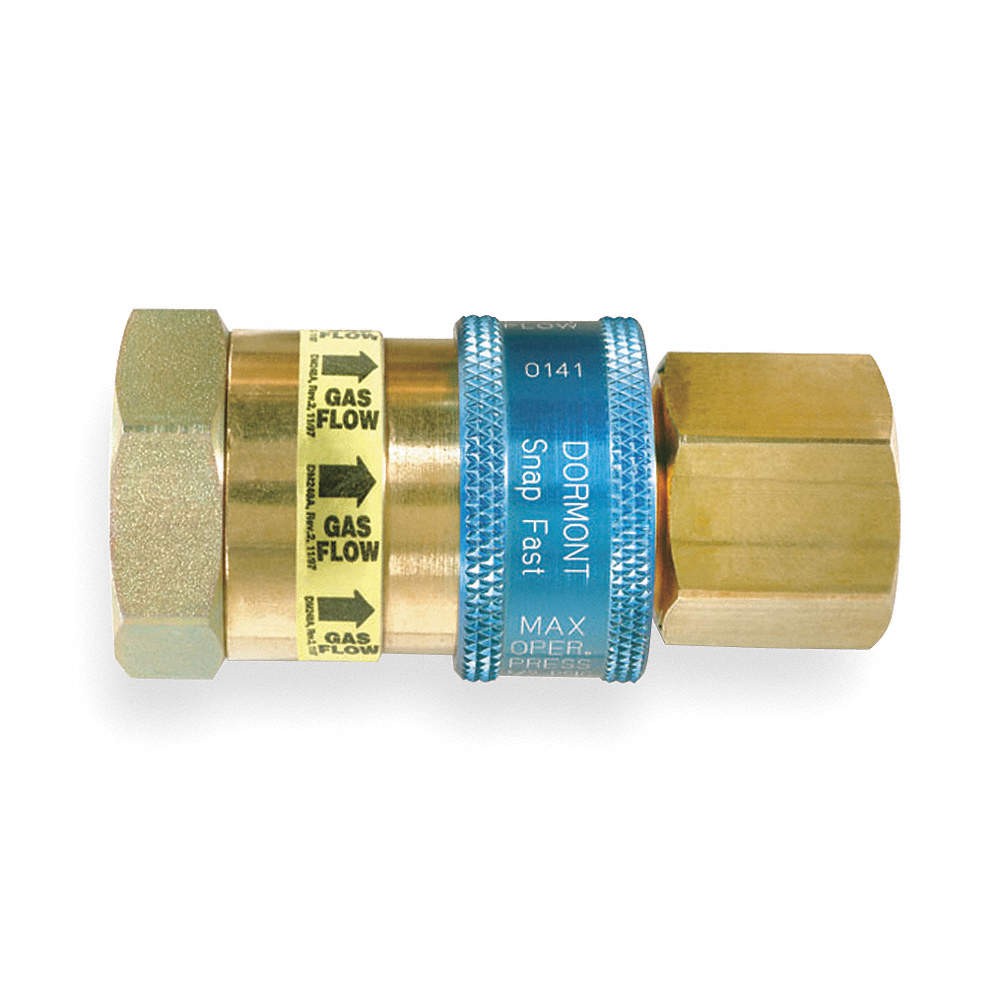 DORMONT A50 Snapfast Fitting,Push On,1/2" Inlet 4XR88