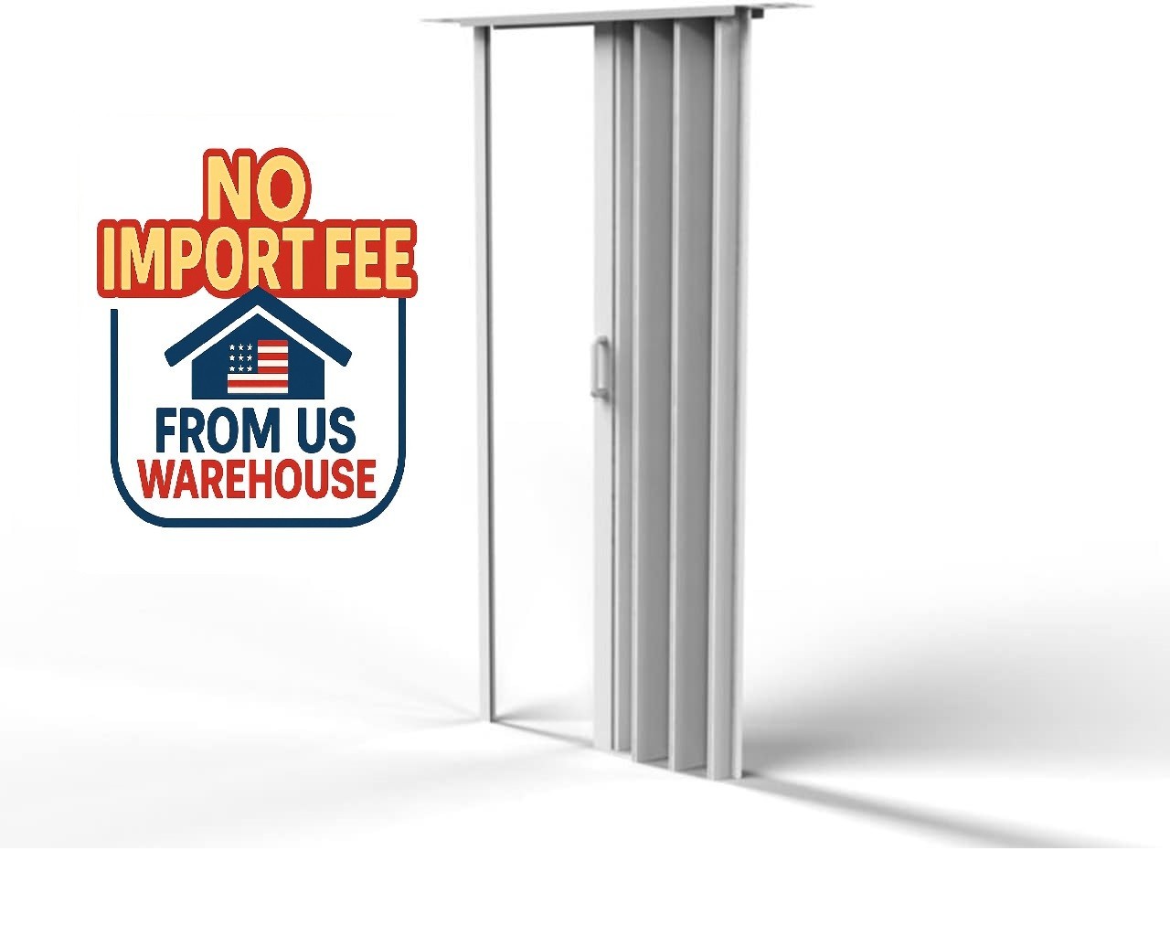 EverBlock Accordion Door Kit 7’ Tall | Portable Dividers & Frame Systems 5600051