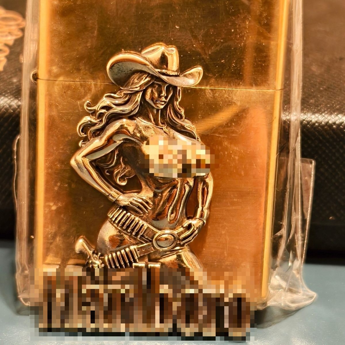 Brass Beauty Sticker for Kerosene Lighter Decorative Emblem Lighter Not Included
