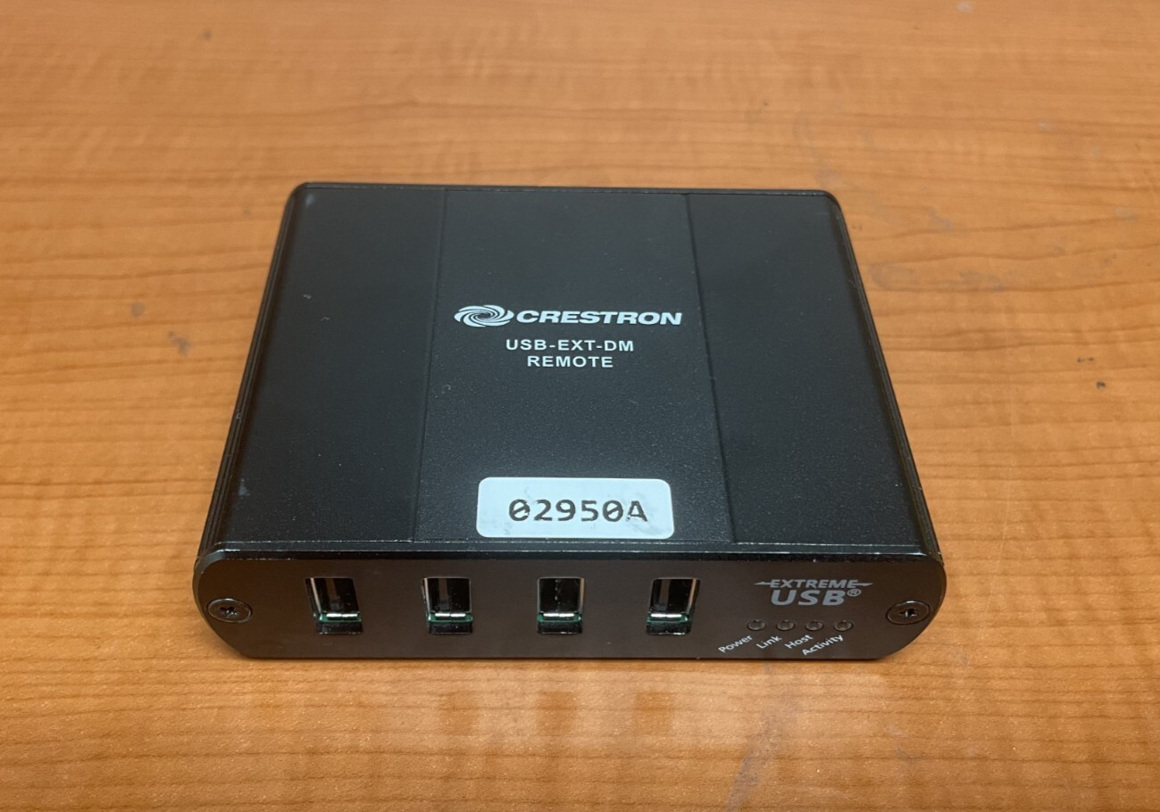 Crestron USB-EXT-DM-REMOTE USB over Ethernet Extender 4-Port Device 6506401