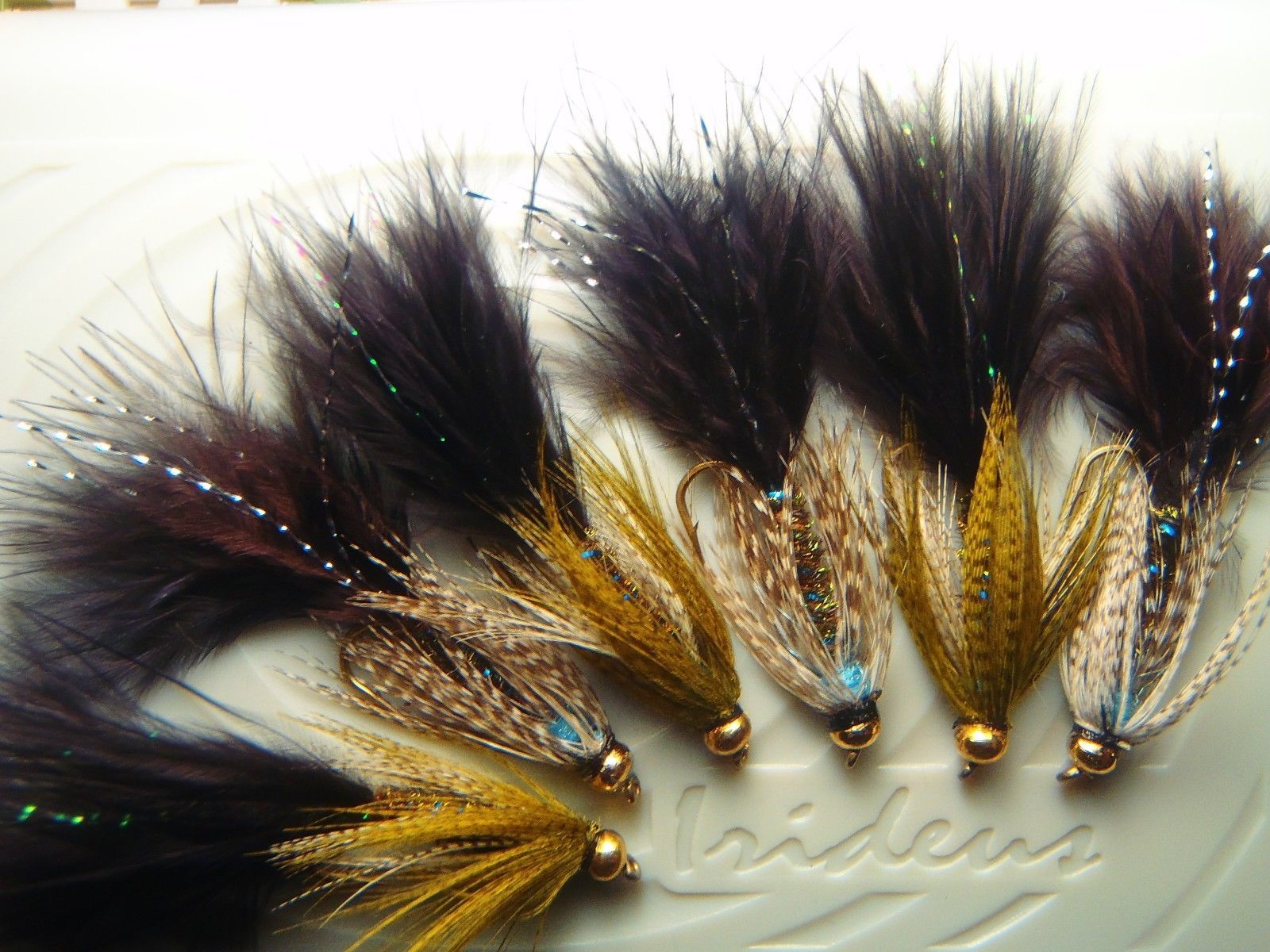 Irideus Blue Dream Mix Soft Hackle Wooly Bugger Streamer flies Trout Fly Fishing