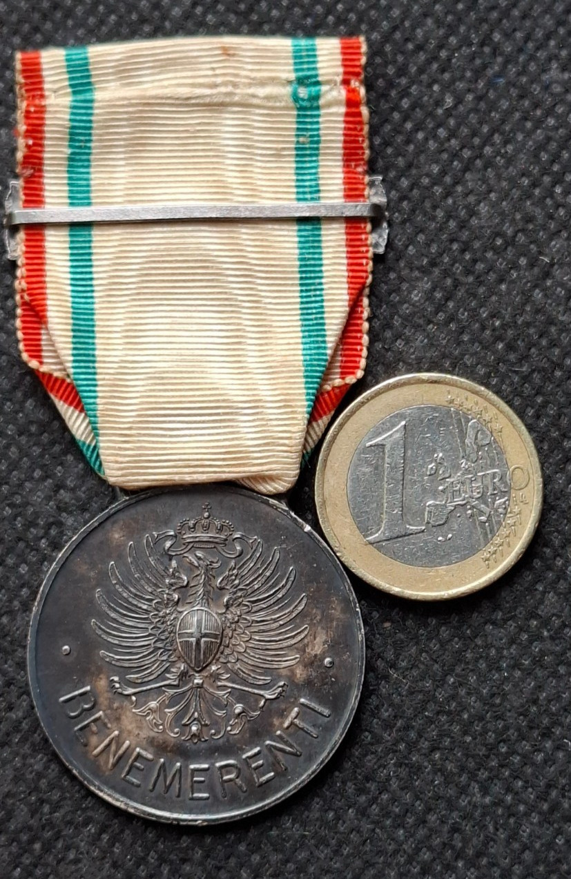 CRI Volunteer Merit Medal Italian Pink Cross Italian-Austrian Bar