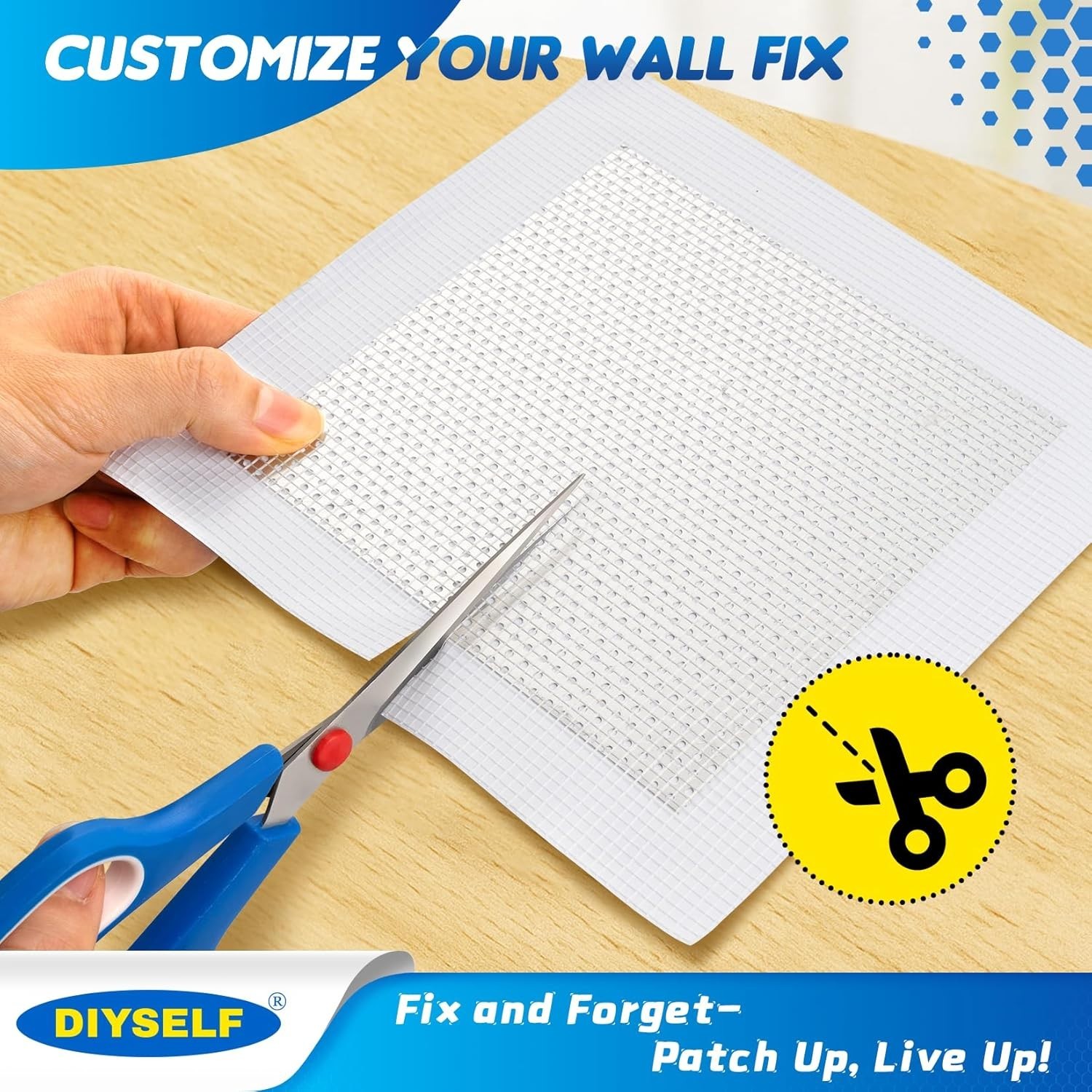High-Quality 21 Count Drywall Patch Kit - Effortless Wall Repairs Made Easy