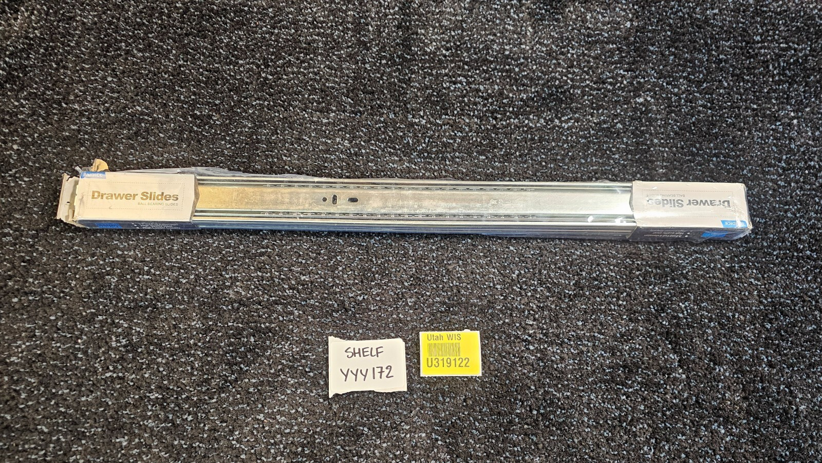 (QTY 2) Baidice 24" Ball Bearing Drawer Slides 150 lb Load Capacity Side Mount