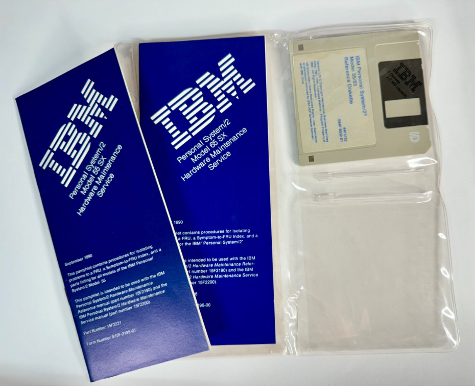 Vintage IBM PS/2 Hardware Maintenance Service Technical Reference Kit - RARE