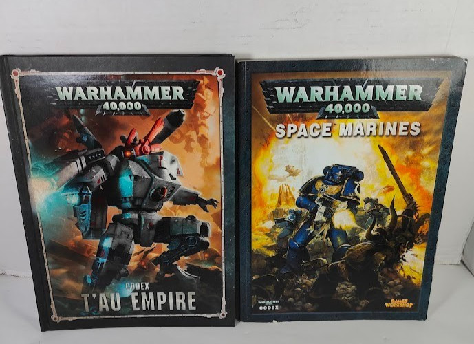 Warhammer 40,000 Book Bundle Codex: Space Marines Codex: T’au Empire
