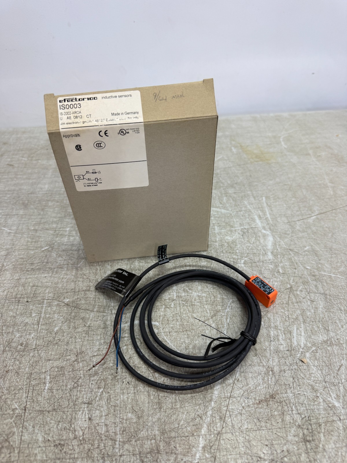 IFM EFECTOR IS0003 Proximity Sensor IS-2002-AROA 2mm Range N.O. IS3501 NEW