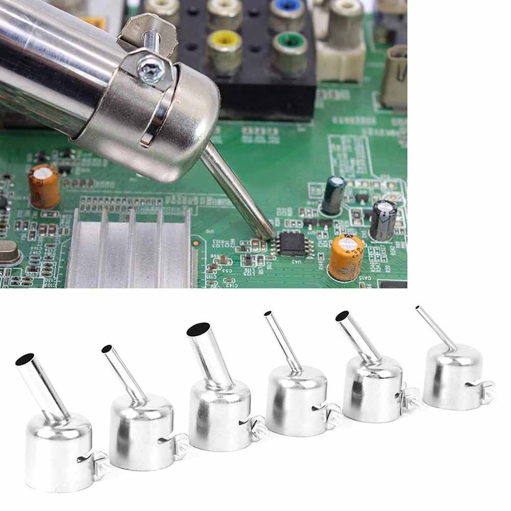Essential Kit Multi size 6PCS Hot Air Nozzles Compatible with Various Models