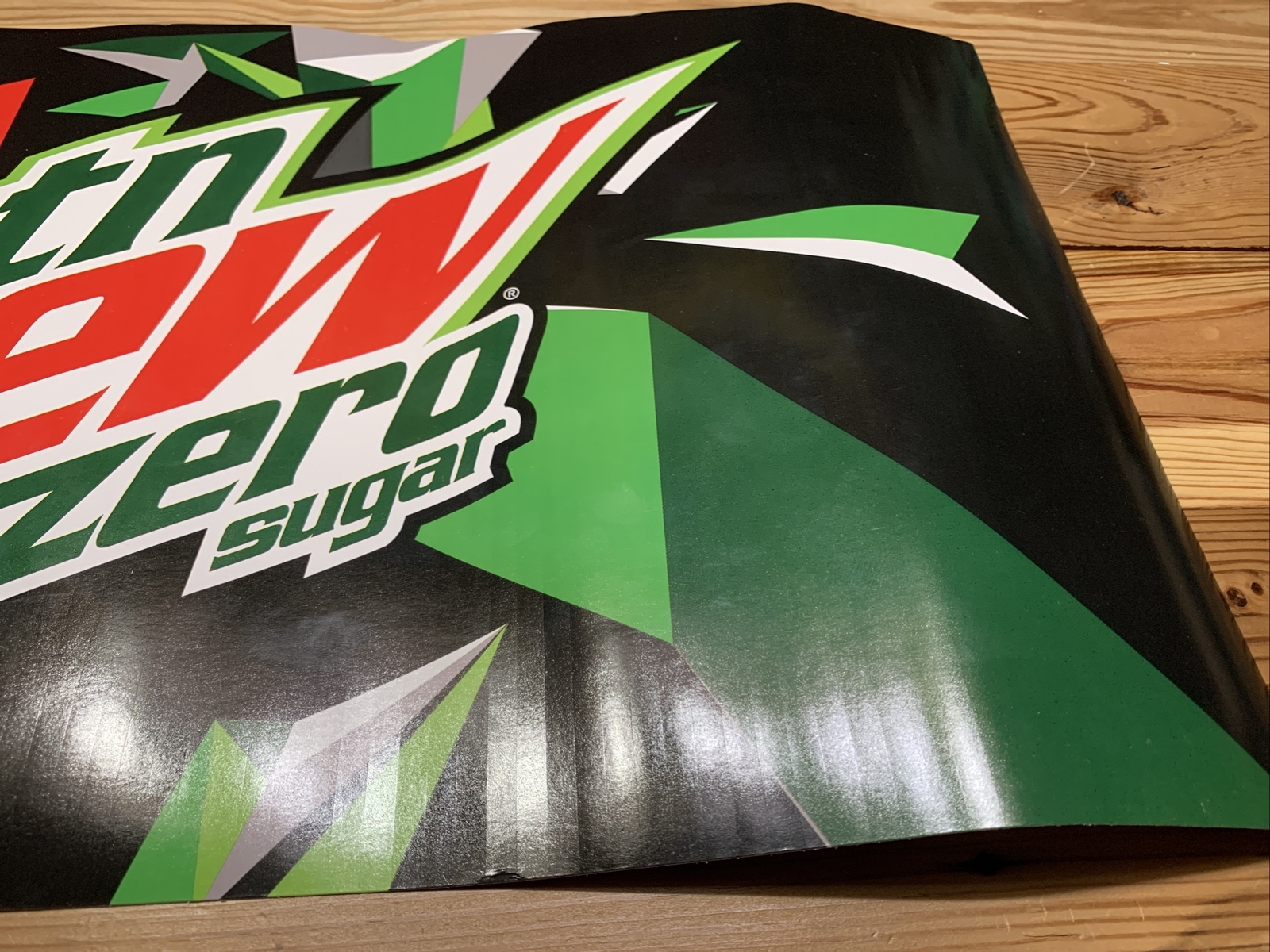 Moutain Dew Zero Sugar Print Advertisement Poster