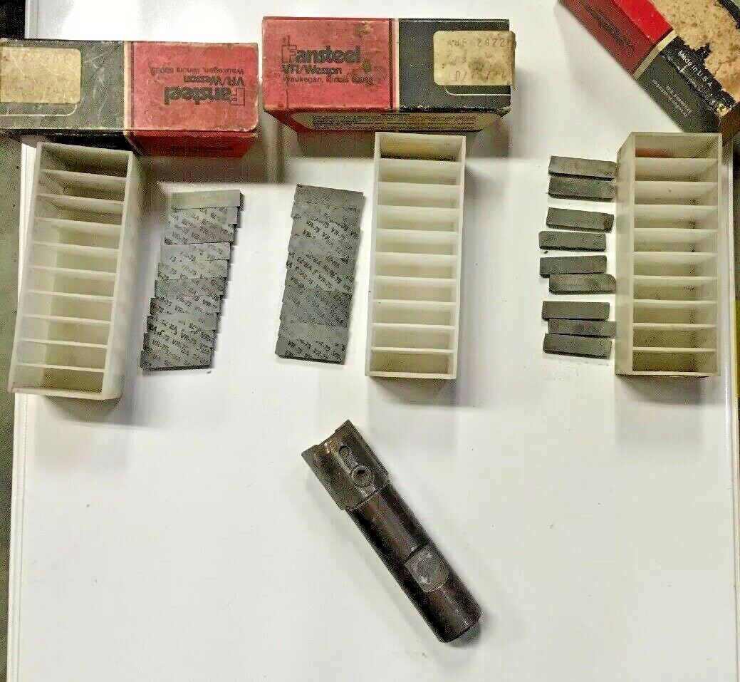 Indexable Carbide End Mill Milling Cutter & ABE 2422 VR Wesson FANSTEEL INSERTS