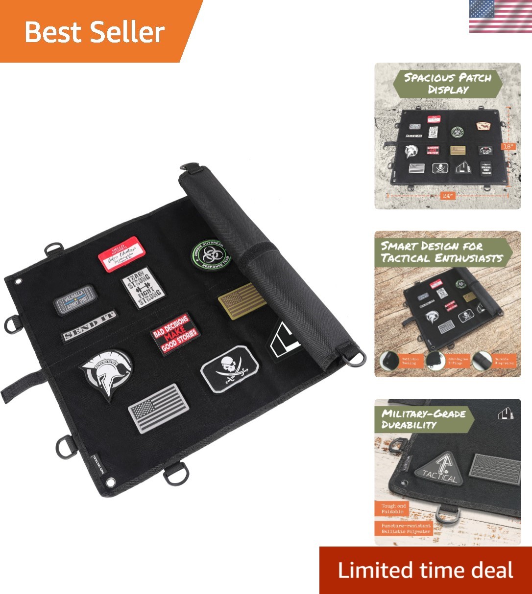 Patch Display Board | Patch Panel Board for Patches, Collection Patch Holder ...