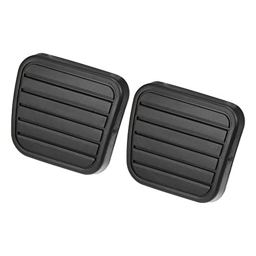 Anti-Slip Clutch Brake Pedal Cover Car Pedal Cover - Pack of 2 Black