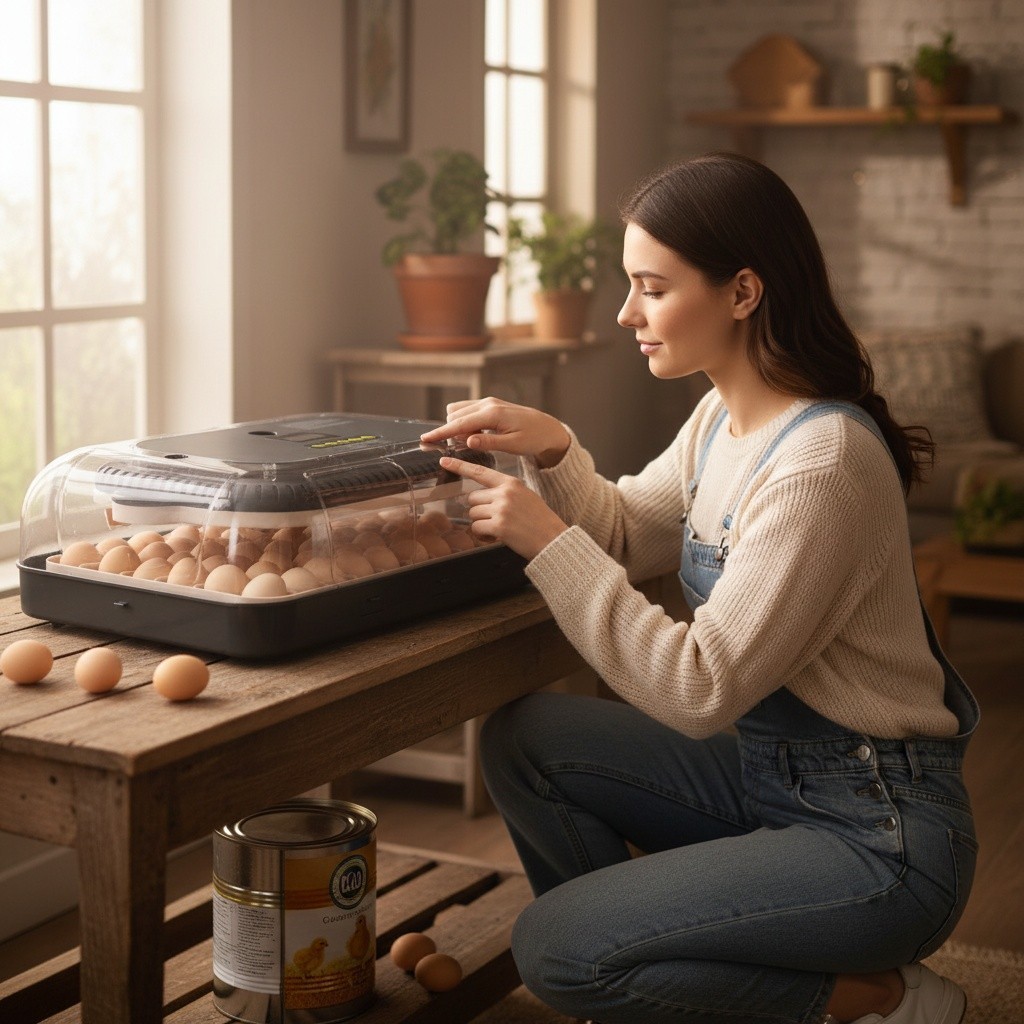 70 Egg Incubator for Hatching Eggs with Automatic Egg Turning & Humidity Control