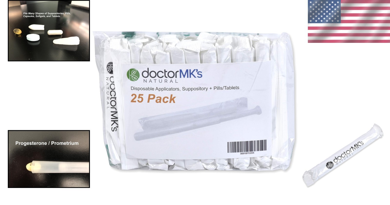 Doctor MK's Suppository Applicators for Pills & Tablets