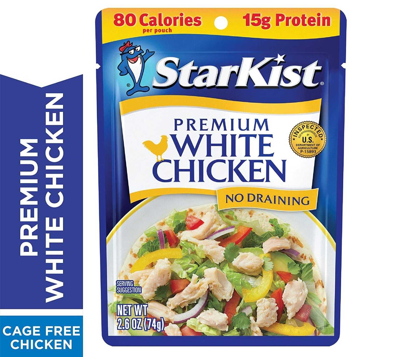 StarKist Premium White Chicken - 2.6 oz Pouch (Pack of 2)