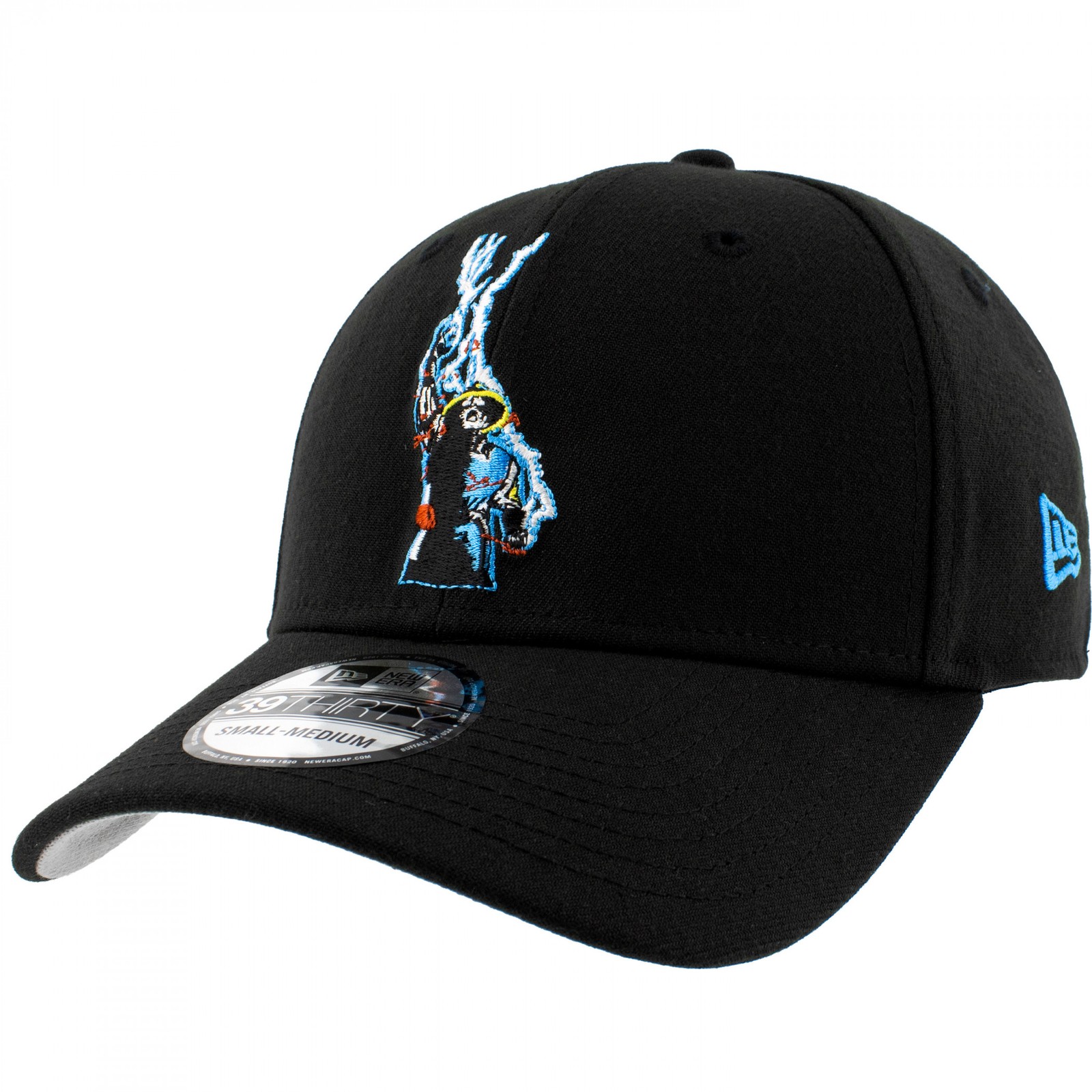Mortal Kombat Raiden New Era 39Thirty Fitted Hat Black