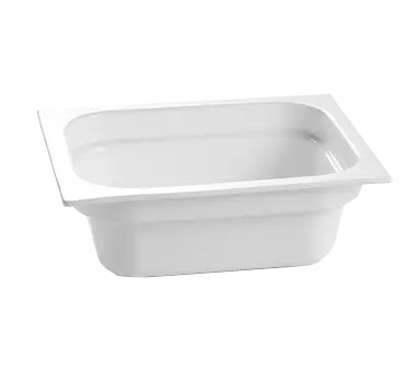 TableCraft CW320W Cold Holding Steam Table 5 Qt. Aluminum Half Size Food Pan