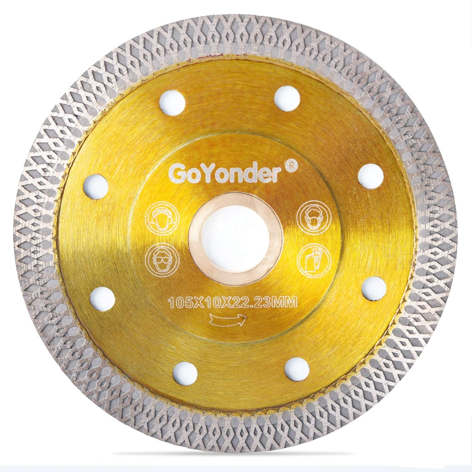 4 Inch Diamond Blade for Wet/Dry Cutting - Precision & Versatility