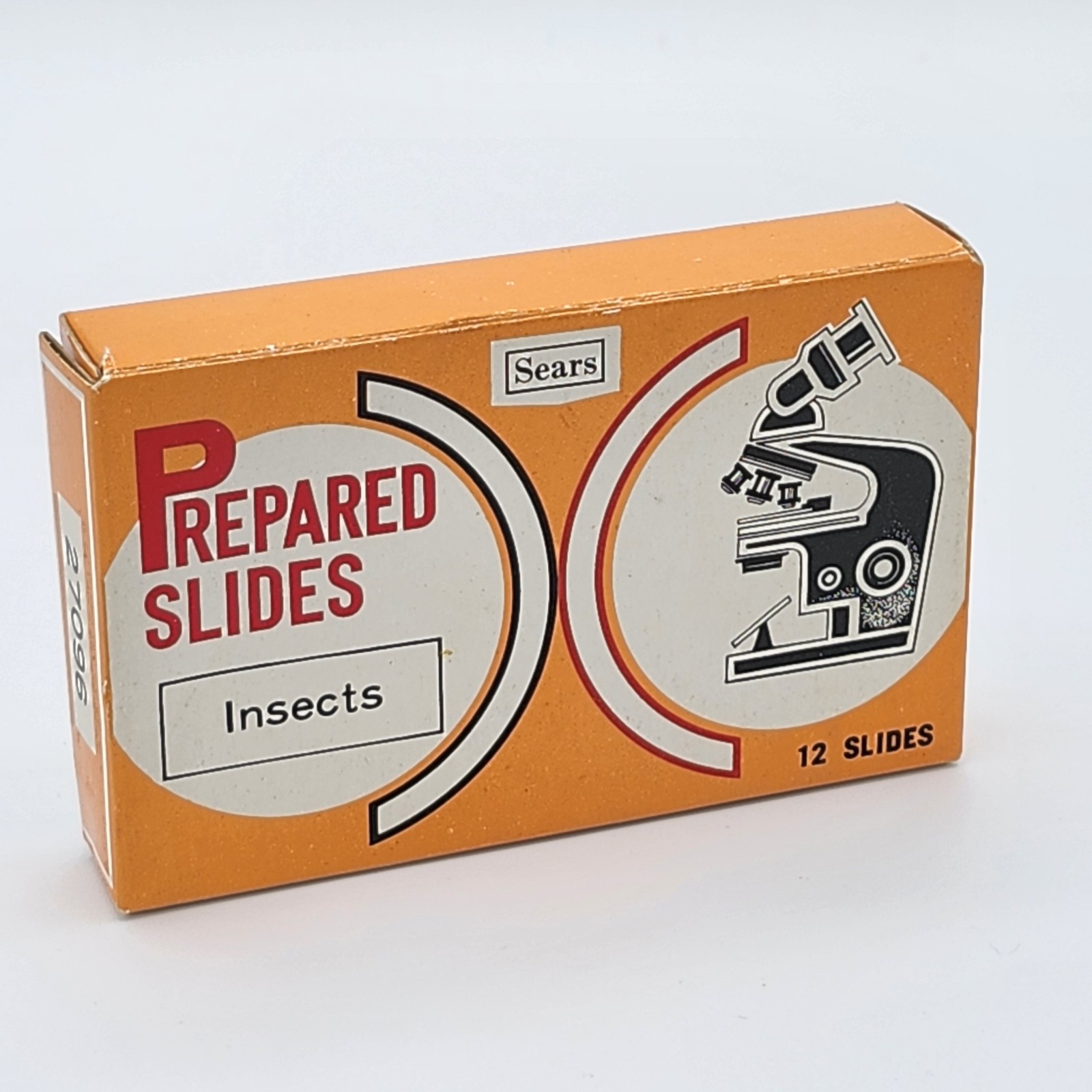 Vintage Sears Prepared Microscope Slides Insects