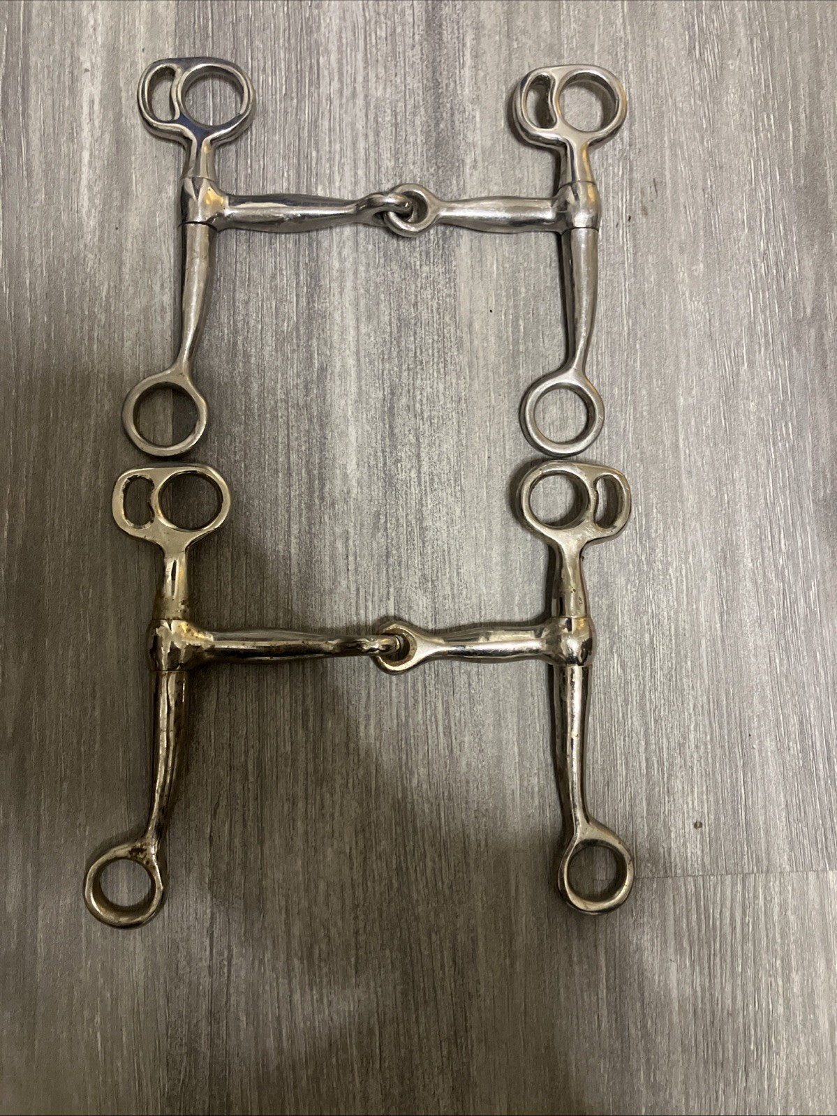 Tom Thumb Bit Single Joint  Curb Shank - Western Horse Bit Used Condition