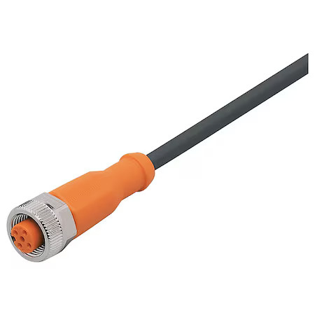 Ifm Evc083 Single-Ended Cordset, 20 M L Cable