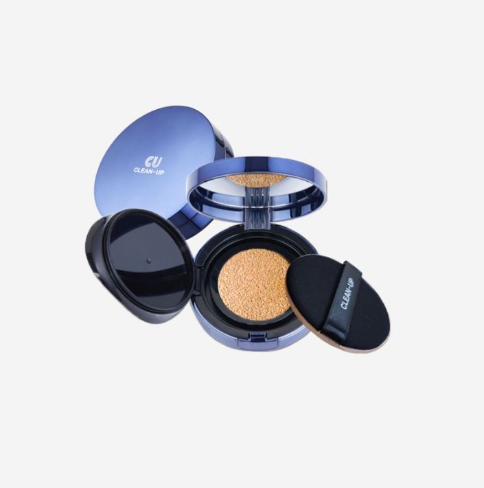 CUSKIN CU Clean-Up Skinfit Cushion Pact 15g+Refill 15g (SPF50+ PA+++)