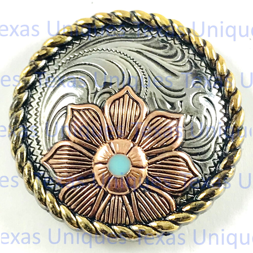 Floral Rope Edge Tri-Color CON424-B