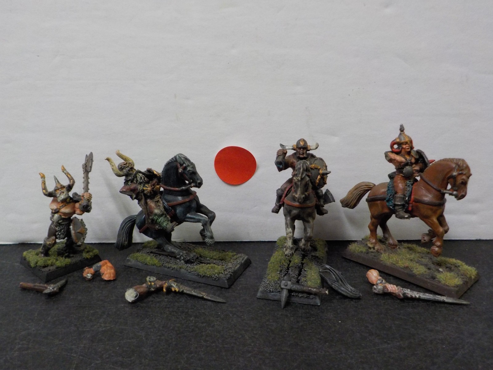 G813 Warhammer Fantasy Age of Sigmar 4 Classic OOP Metal Marauder Chaos Knights