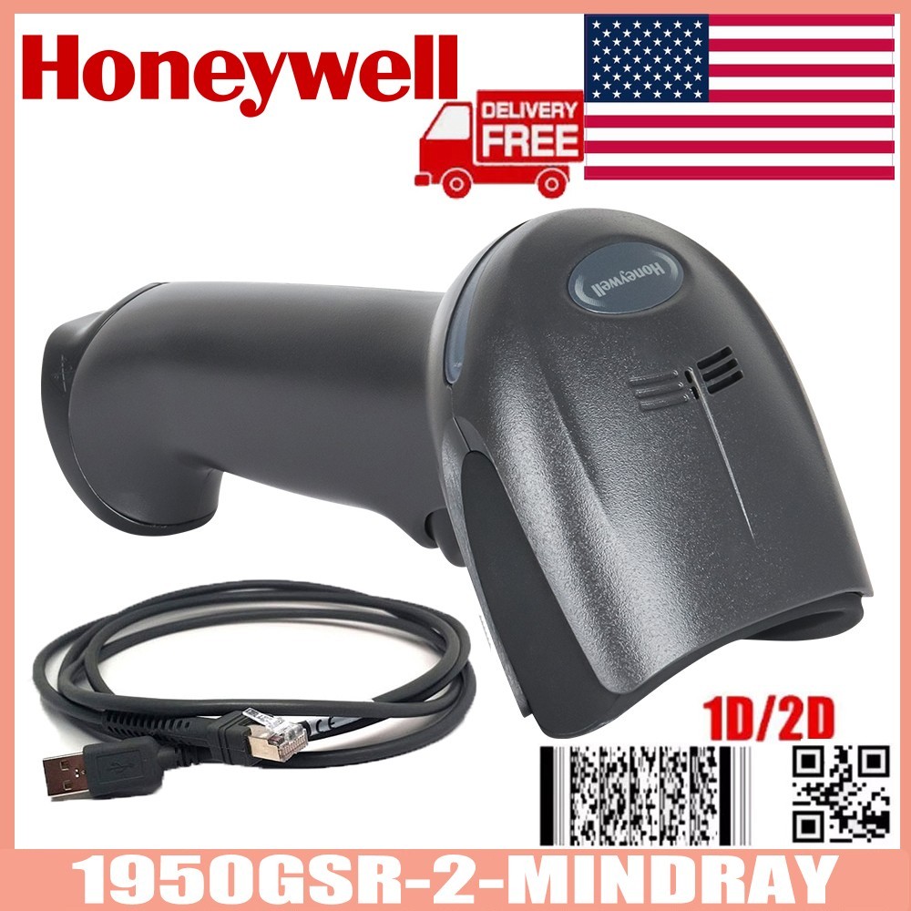 Honeywell Xenon 1950GSR-2-Mindray Image Reader 2D Barcode Scanner USB Cable USA