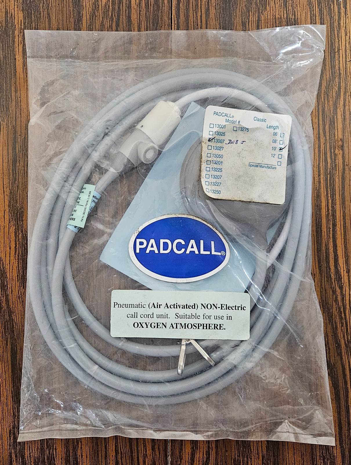 Crest PadCall 8 Pin DIN 10ft Call Cord for Jeron Pro-Alert 640- Provider 680/700