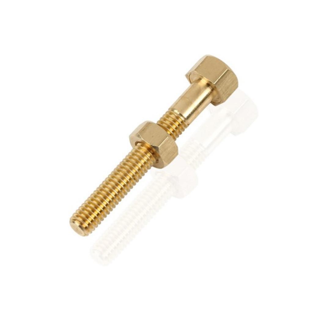 Metal Hexagon Nut Off Bolt Tricks Autorotation Close-Up
