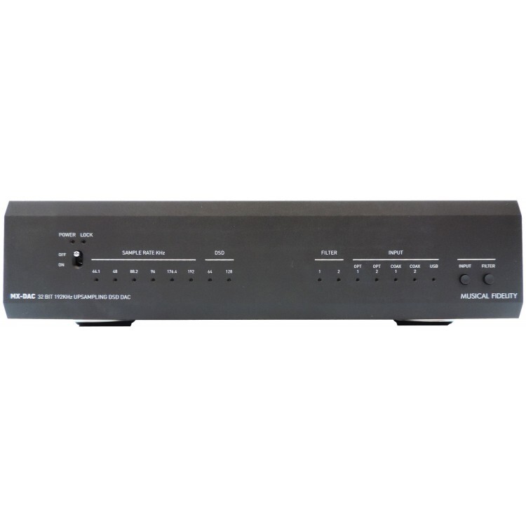 MUSICAL FIDELITY MX-DAC balanced DSD DAC AUTHORIZED-DEALER 100-240v capable