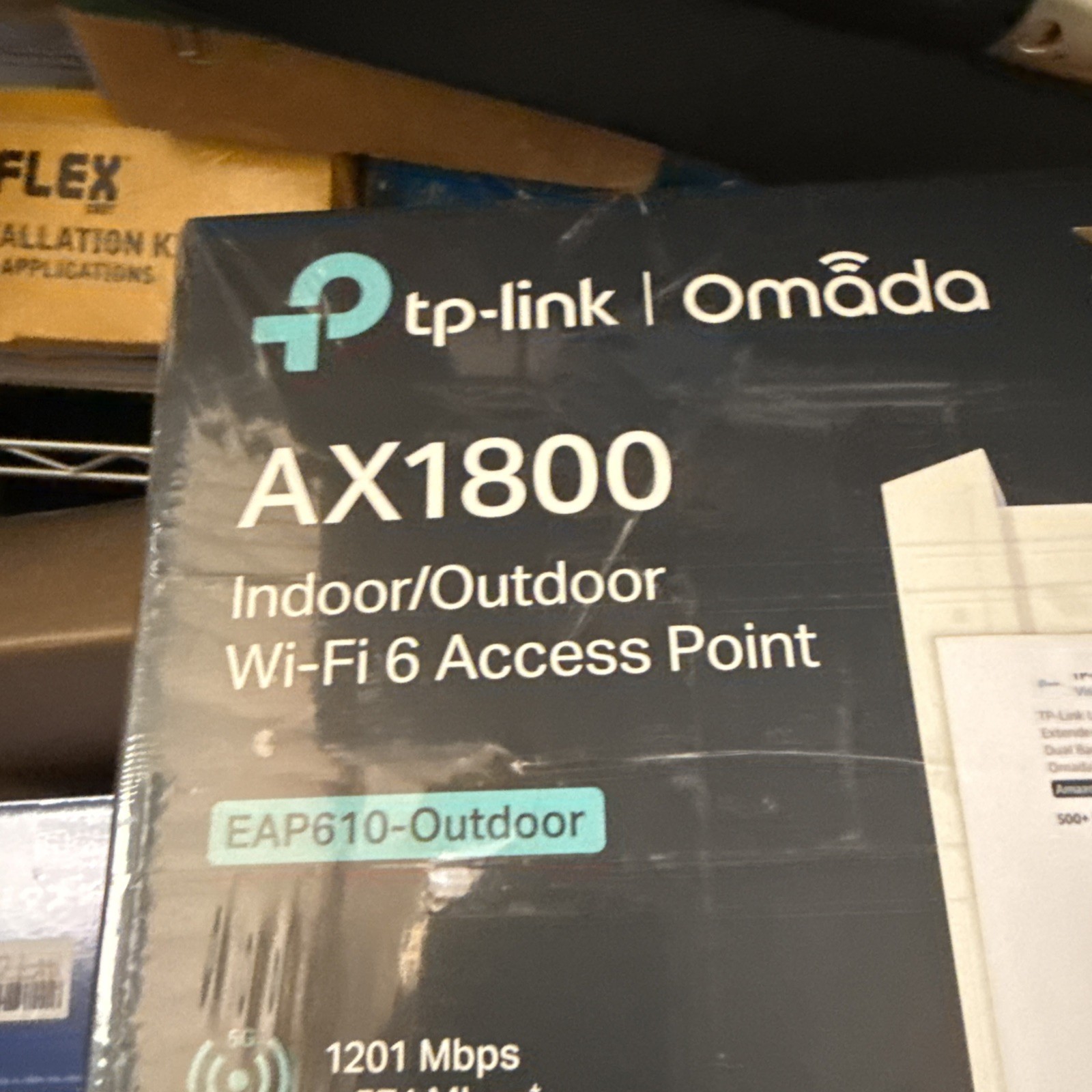 TP-Link Omada AX1800 Indoor/Outdoor Wifi 6 Access Point Router (EAP610-OUTDOOR)