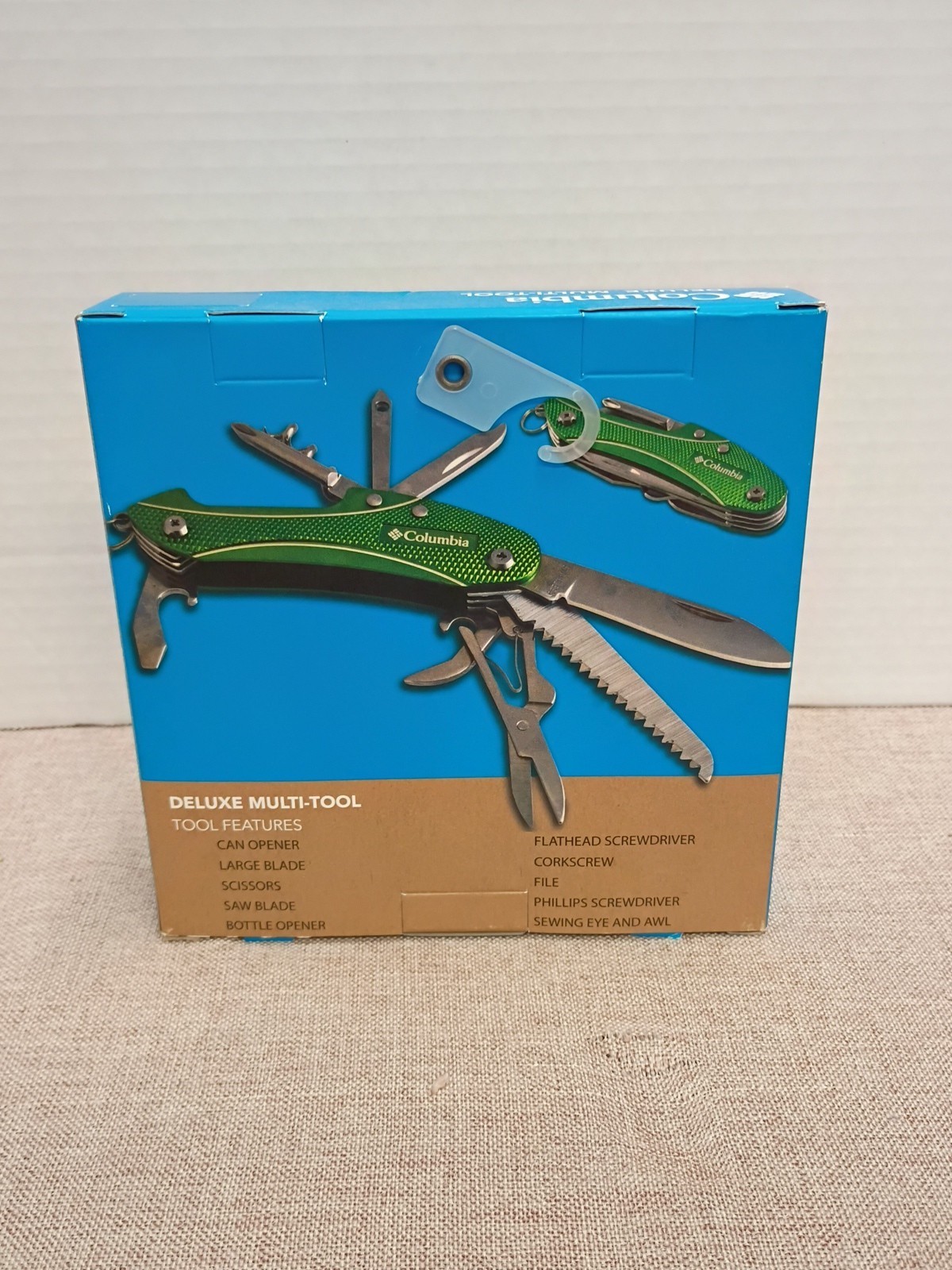 Vintage Columbia Camping Knife / Deluxe Multi-Tool 11 Tool Functions