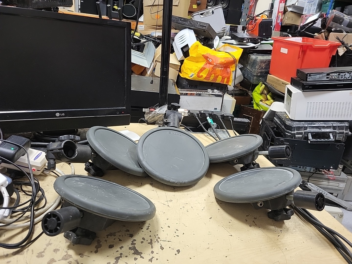 5 X Yamaha TP65s/TP65 Drum Pad Trigger Electronic Drums