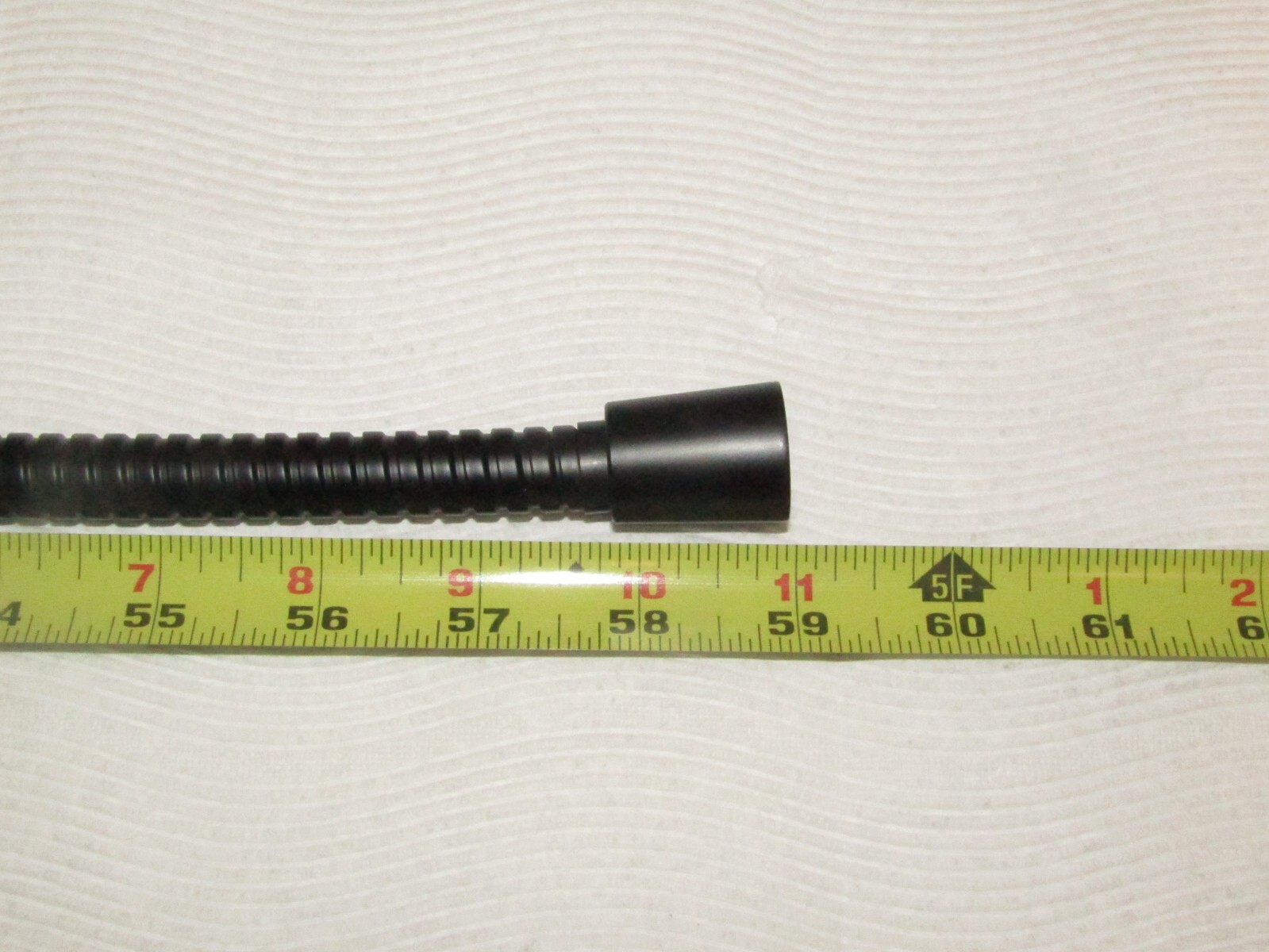Black Modified High Pressure Shower Head 10.5gpm 6 Settings Hand Held