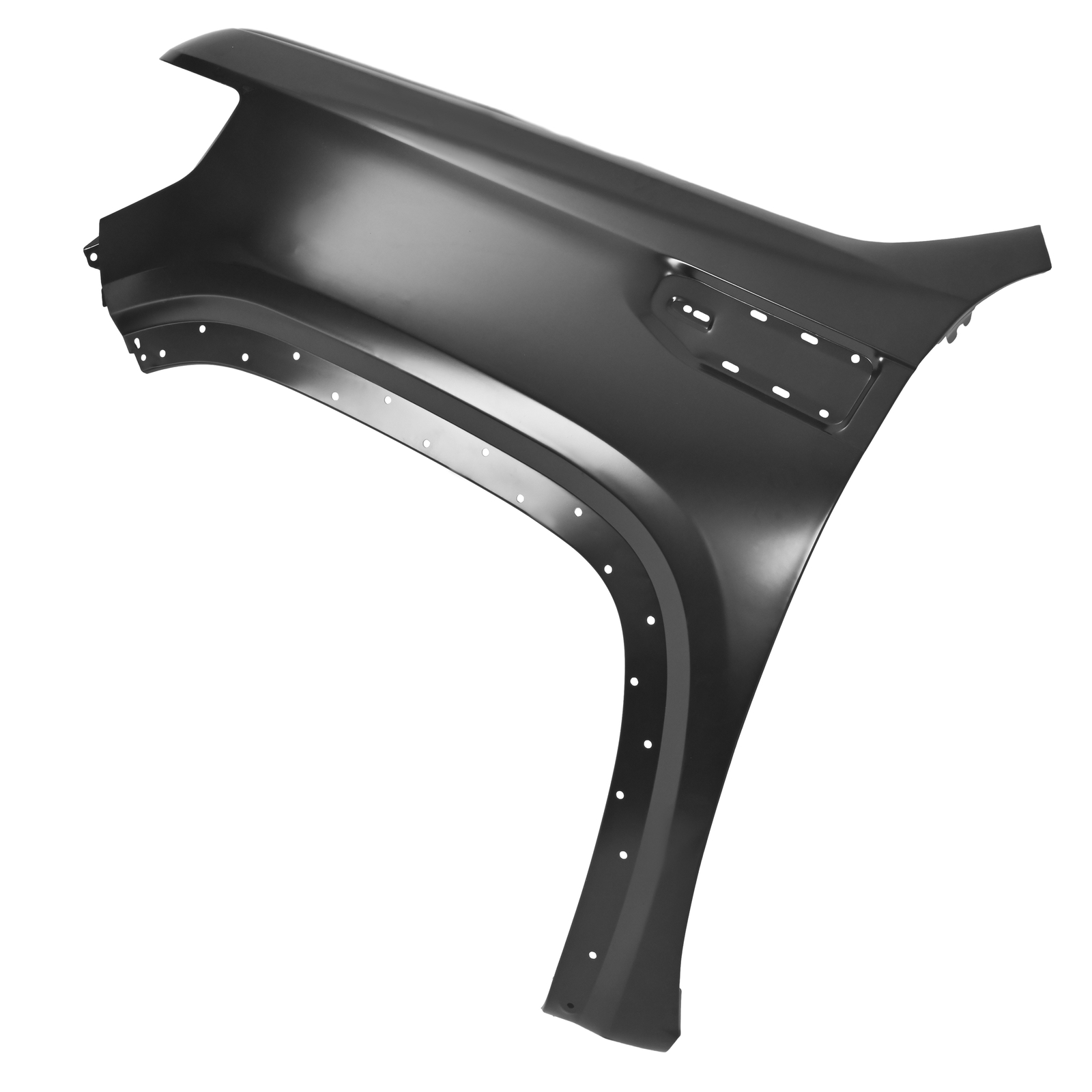 For GMC Sierra 1500 2019-23 Electrophoresis Black Front Fender Left Driver Side