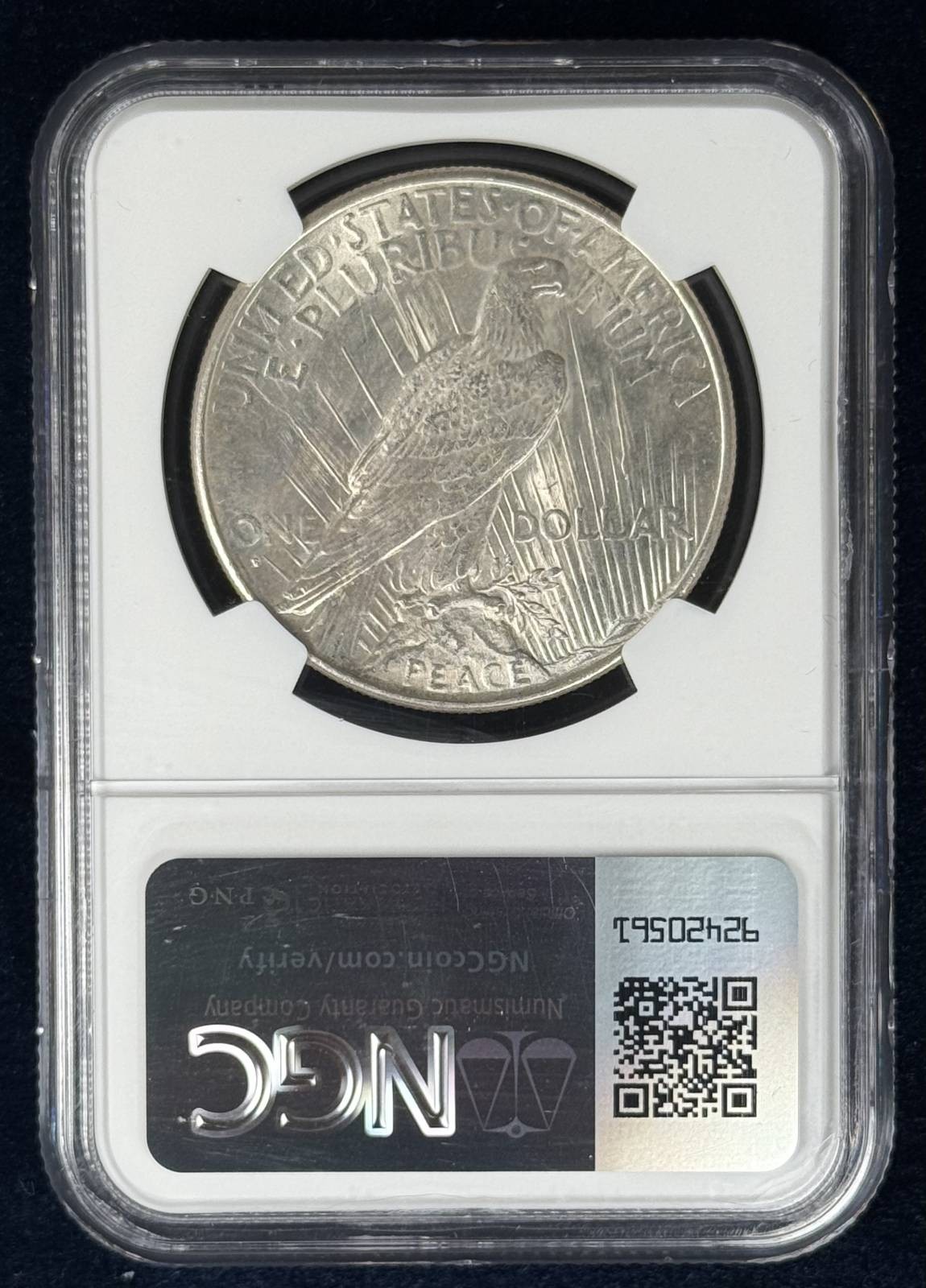 1926 S Peace Silver Dollar NGC MS-63