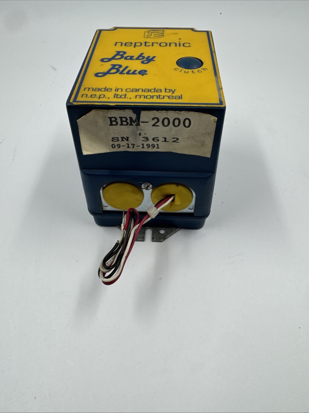 Neptronic baby blue BBM-2000 actuator