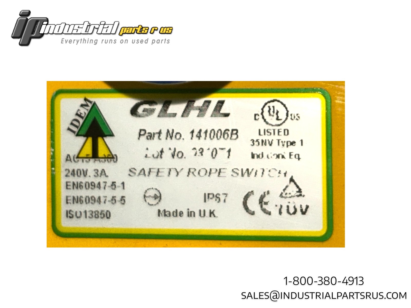 IDEM 141006B Safety Switch - Industrial Safety Device