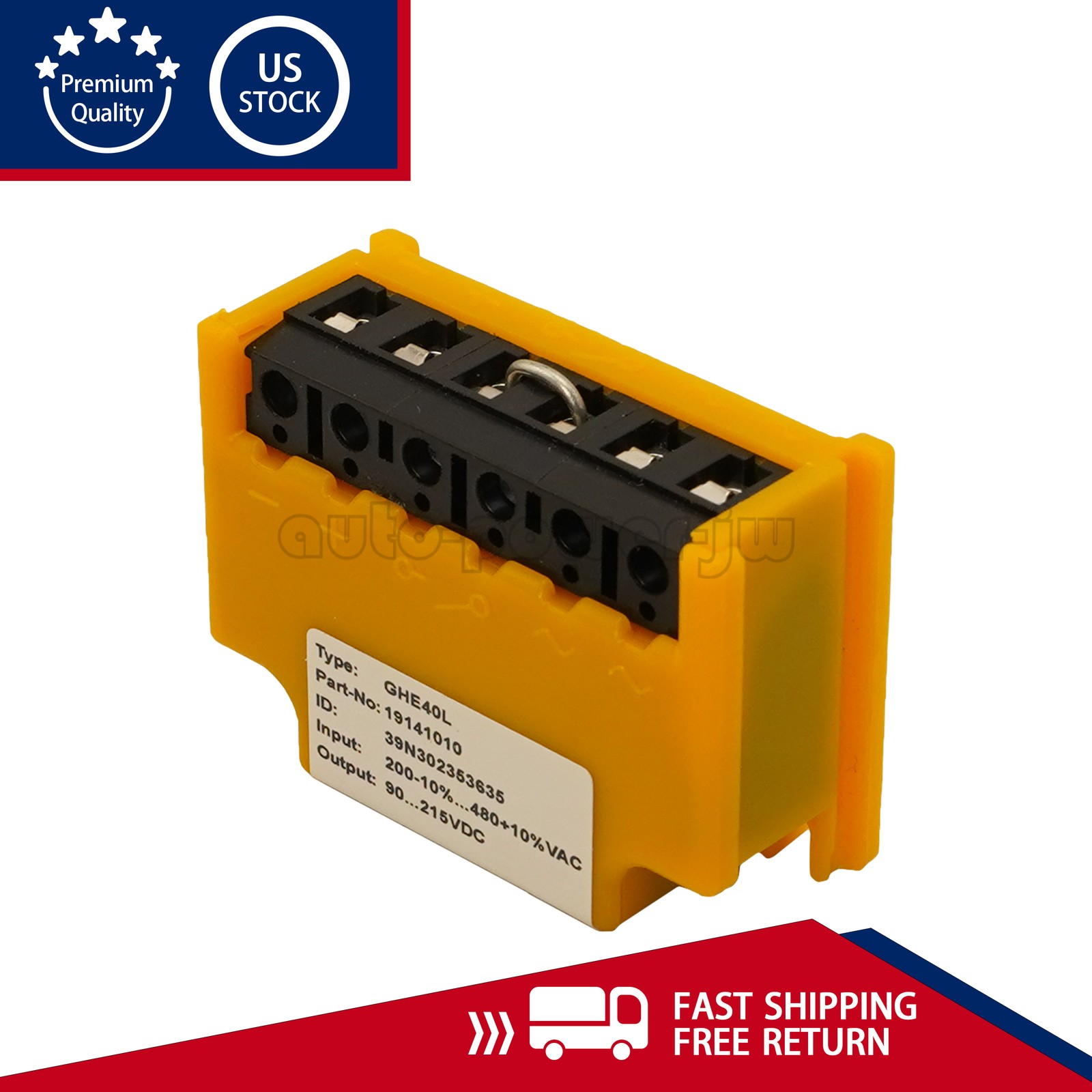For Nord GHE40L 19141010 215V Motor Brake Rectifier Block Rectifier Power Supply
