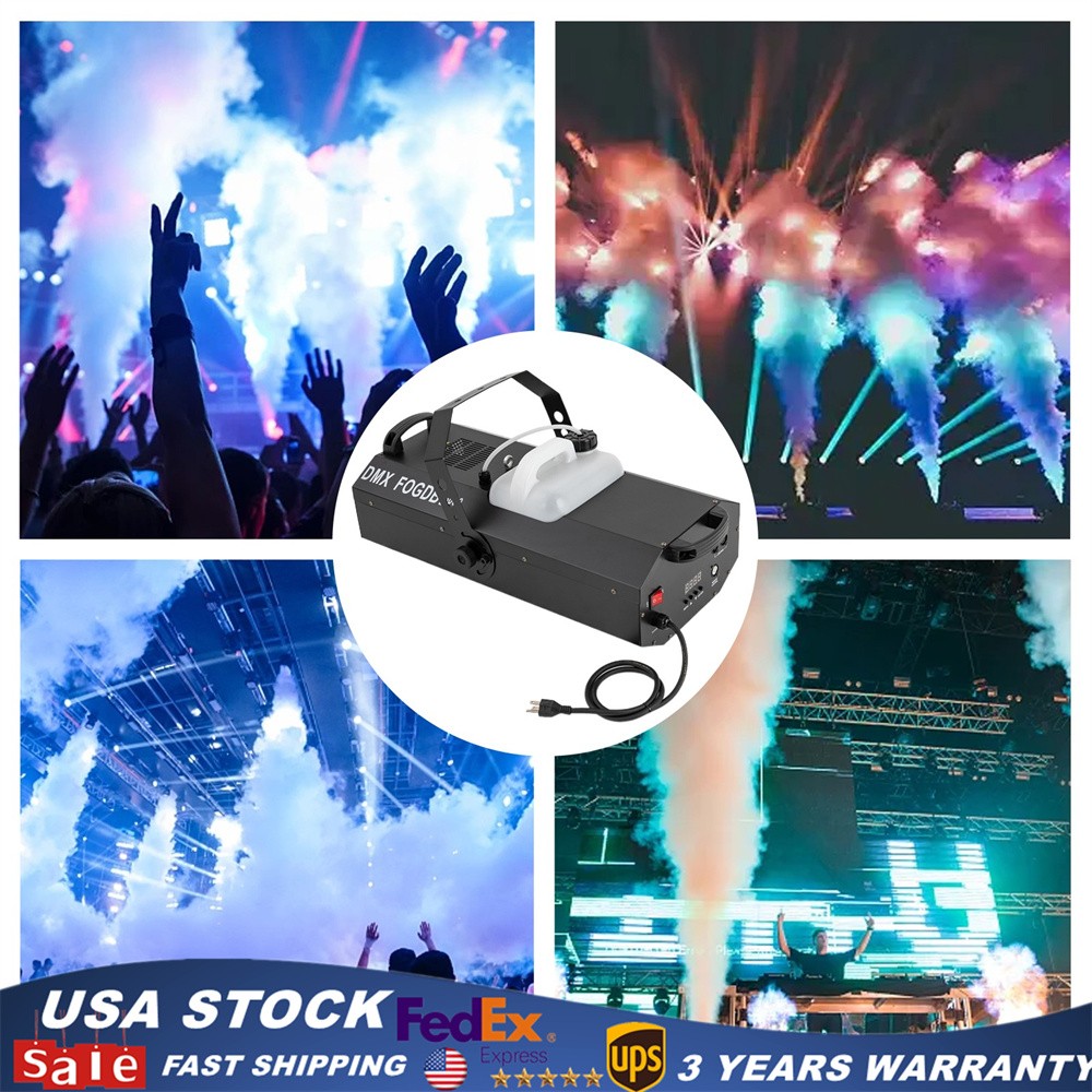 DMX Fog Machine Stage Fogger Smoke Machine DJ Fog Smoke Effect 30000CFM 3000W