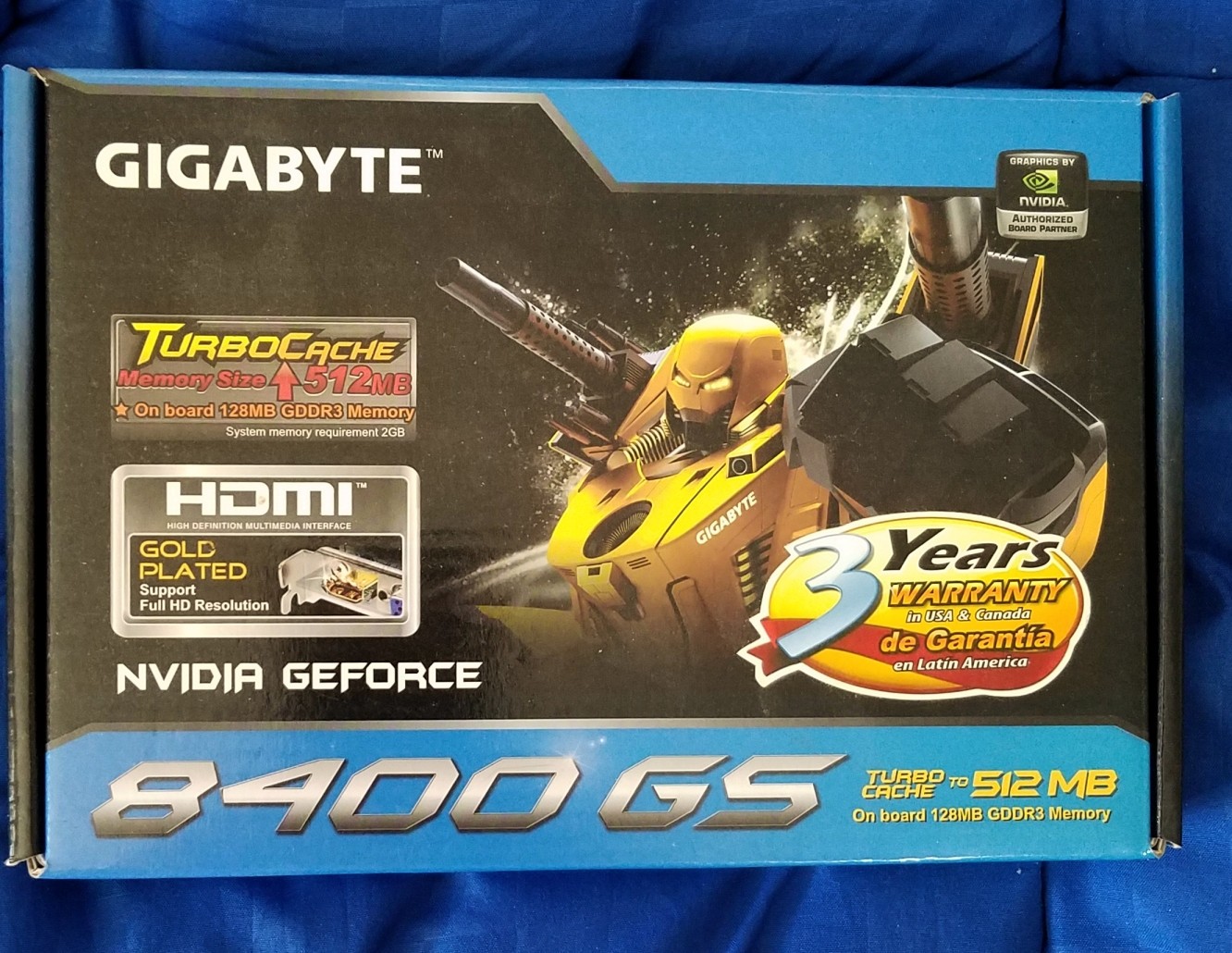 👀 GIGABYTE GV-N84STC-512I NVIDIA GeForce 8400GS 512MB GDDR3 DUAL LINK Graphics