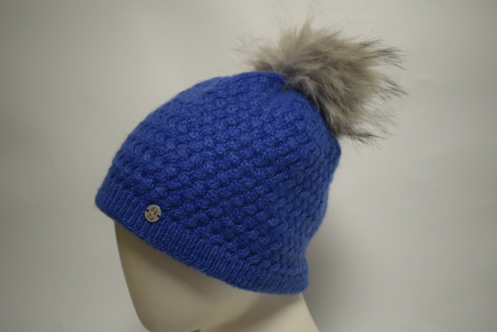 New Spyder Women Icicle Fleece Lining Hat Pom Knit Beanie Cap Sport Ski One Size