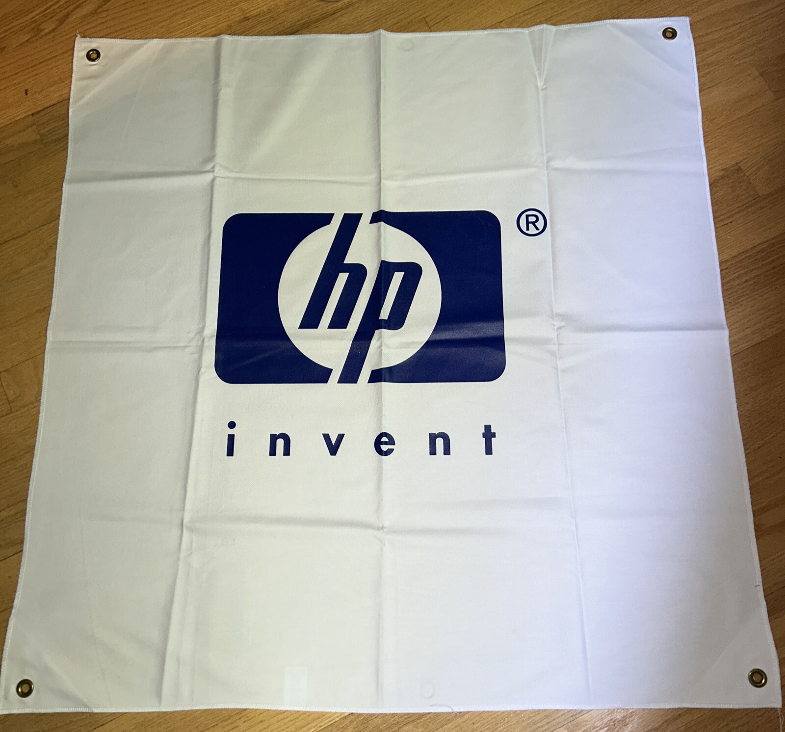 HEWLETT PACKARD - HP - "Invent" BANNER 34" x 35"  Polyester NEW & UNUSED