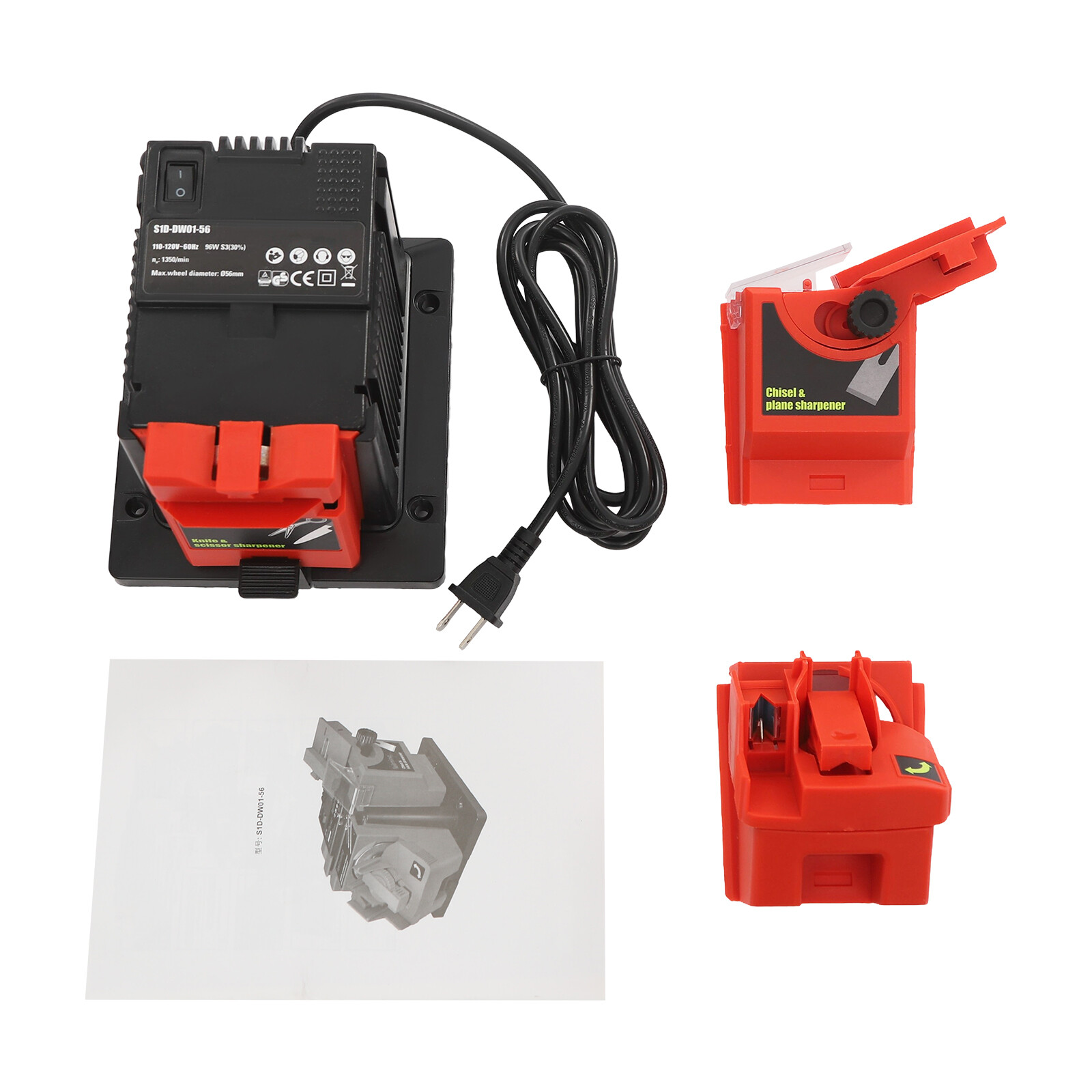 Multifunctional Chisel Planer Sharpener Electric Chisel Sharpening Machine 96W